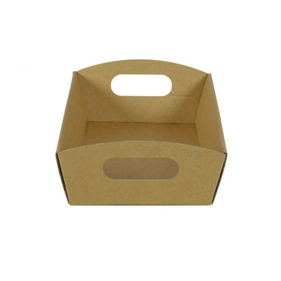 SAMPLE - E Flute - Mini Cardboard Hamper Tray - Kraft Brown - ACP