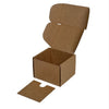 SAMPLE - E flute - One Piece Mailing Gift Box 23958 with Horizontal Pad - Kraft brown - ACP