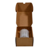 SAMPLE - Medium Glass Candle 1 Danube Jar Pack with Insert - Kraft Brown - ACP