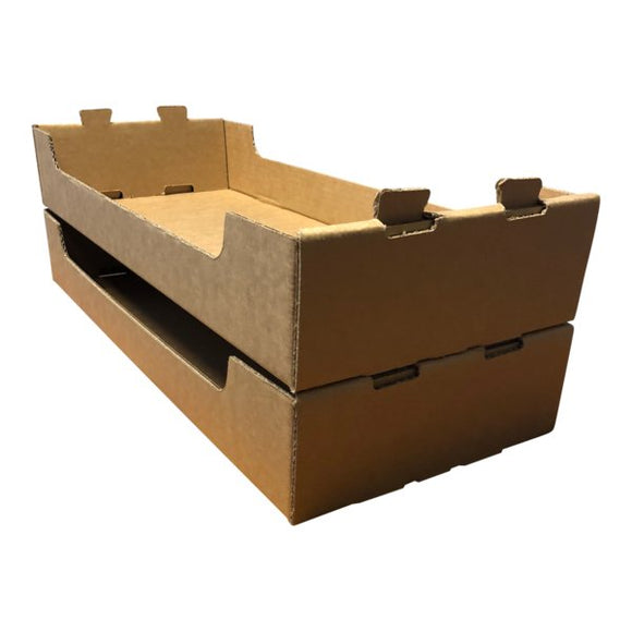 SAMPLE - Medium Heavy Duty Stackable Cardboard Catering and Storage Tr ...