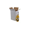 SAMPLE - RSC Shipping Carton 4 Beer Bottles (INSERTS SOLD SEPARATELY 700-24812) - Kraft White [1BW] - ACP