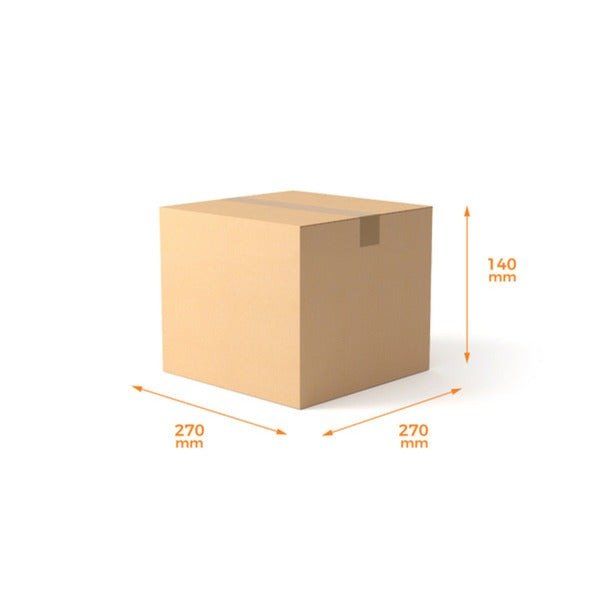 Display Shipper Rsc SAMPLE - RSC Shipping Carton Code 119 - 1C Kraft Brown Board (270 x 27 ...