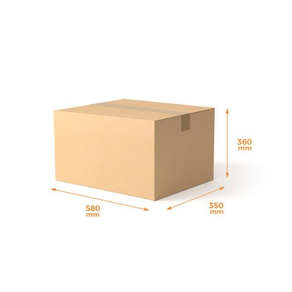 Normal Rsc Carton SAMPLE - RSC Shipping Carton Code 148 - 1C Kraft Brown Board (580 x 35 ...