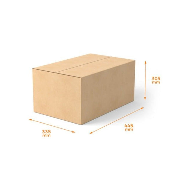 SAMPLE - RSC Shipping Carton FCN 304991 - 1C Kraft Brown Board (455 x 335 x 305mm) - ACP