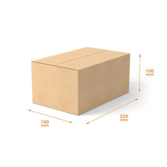 SAMPLE - RSC Shipping Carton NL1 A2 - 1C Kraft Brown Board (220 x 180 x 100mm) - ACP