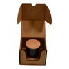 SAMPLE - Small Candle Plain Glass 1 Oxford/Cambridge Jar Pack with Insert - Kraft Brown - ACP
