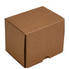 SAMPLE - Small Candle Plain Glass 1 Oxford/Cambridge Jar Pack with Insert - Kraft Brown - ACP