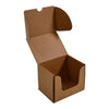 SAMPLE - Small Candle Plain Glass 1 Oxford/Cambridge Jar Pack with Insert - Kraft Brown - ACP