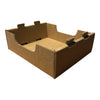 Small Heavy Duty Storage Box - Stackable Cardboard Catering and Storage Tray (One Piece Self Locking) - ACP