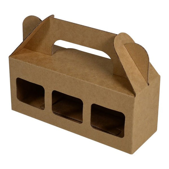 Three Window Gift Box 23369 with Carry Handle - ACP