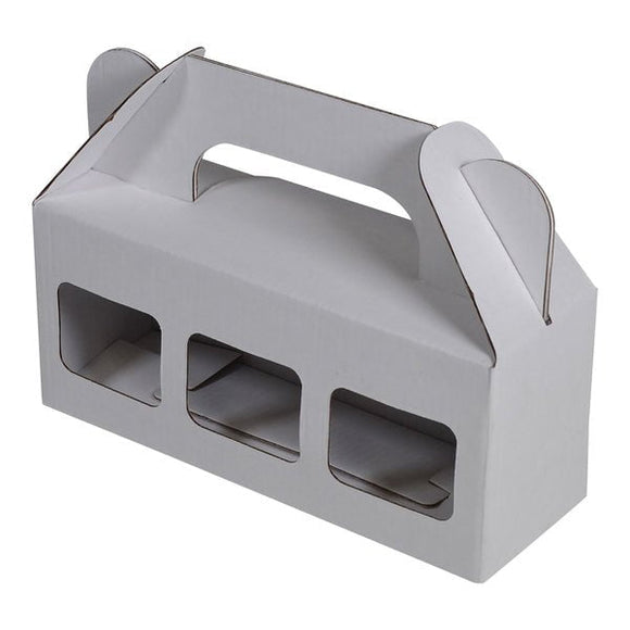 Three Window Gift Box 23369 with Carry Handle - ACP