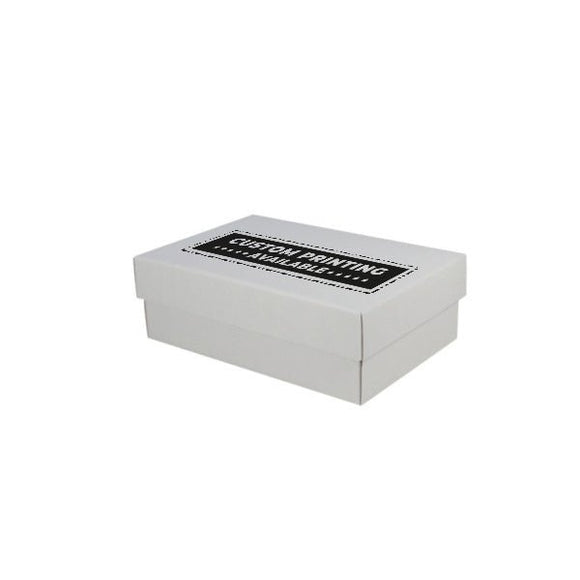 Two Piece Cardboard Shoe Box - 100mm High (Base & Lid)