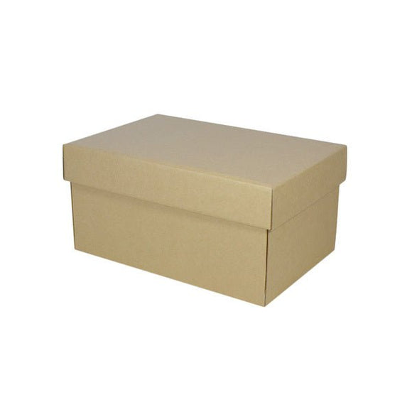 Two Piece Cardboard Shoe Box - 150mm High - Base & Lid - ACP