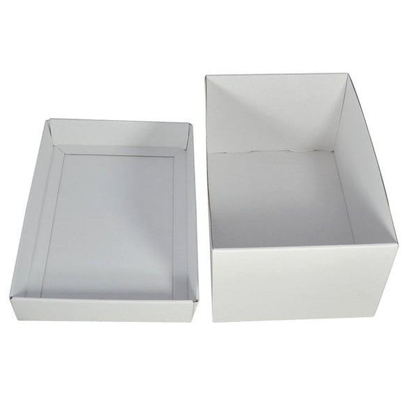 Two Piece Cardboard Shoe Box - 150mm High - Base & Lid - ACP