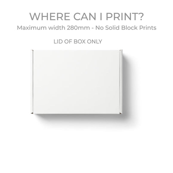 Two Piece Square Cardboard Gift Box 300mm Cube - ACP